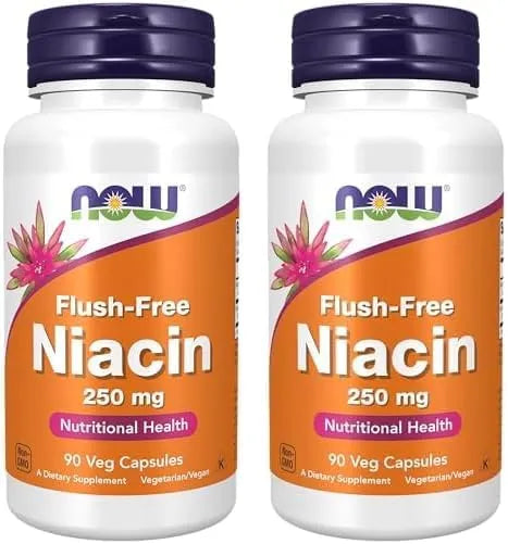 NOW SUPPLEMENTS - Now Supplements Niacin 250Mg. 90 Capsulas 2 Pack - The Red Vitamin MX - Suplementos Alimenticios - {{ shop.shopifyCountryName }}