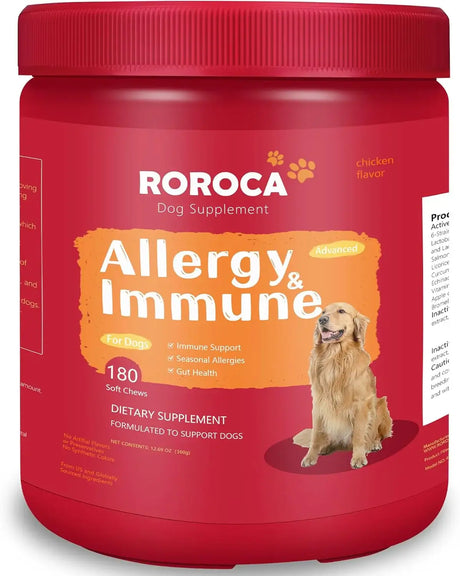 ROROCA - ROROCA Dog Allergy Chews 180 Masticables - The Red Vitamin MX - Remedios Para La Picazón De Perros - {{ shop.shopifyCountryName }}