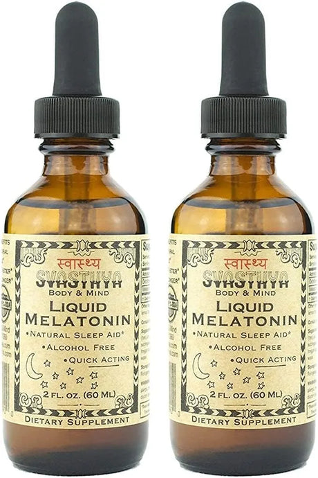 SVASTHYA - Svasthya Melatonin Liquid 60Ml. 2 Pack - The Red Vitamin MX - Suplementos Alimenticios - {{ shop.shopifyCountryName }}