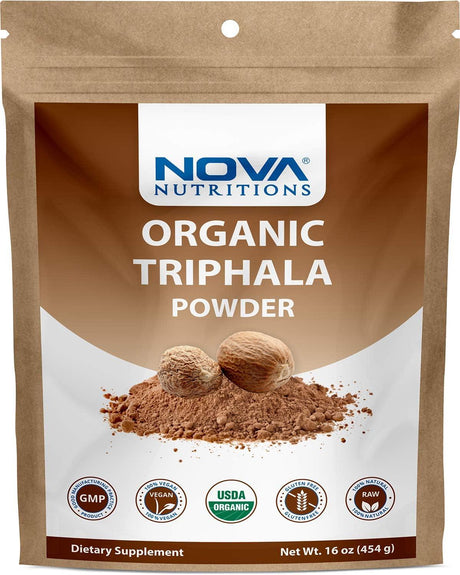 NOVA NUTRITIONS - Nova Nutritions Certified Organic Triphala Powder 454Gr. - The Red Vitamin MX - Suplementos Alimenticios - {{ shop.shopifyCountryName }}