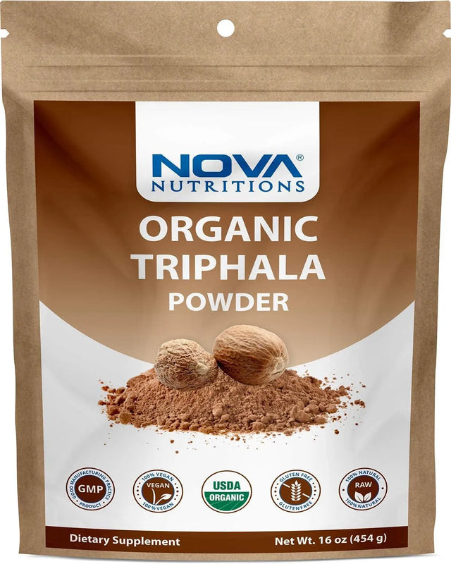 NOVA NUTRITIONS - Nova Nutritions Certified Organic Triphala Powder 454Gr. - The Red Vitamin MX - Suplementos Alimenticios - {{ shop.shopifyCountryName }}