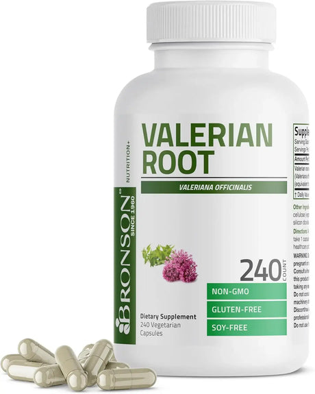 BRONSON - Bronson Valerian Root 240 Capsulas - The Red Vitamin MX - Suplementos Alimenticios - {{ shop.shopifyCountryName }}
