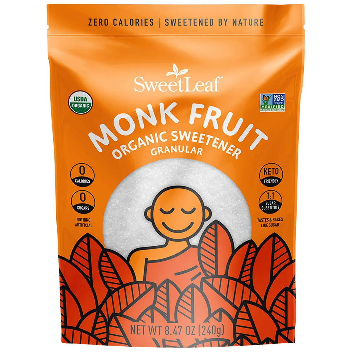 SWEERLEAF - SweetLeaf Organic Monk Fruit Sweetener 240Gr. - The Red Vitamin MX - Suplementos Alimenticios - {{ shop.shopifyCountryName }}