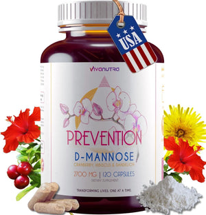 VIVANUTRA - VIVANUTRA D Mannose 2000Mg. 120 Capsulas - The Red Vitamin MX - Suplementos Alimenticios - {{ shop.shopifyCountryName }}