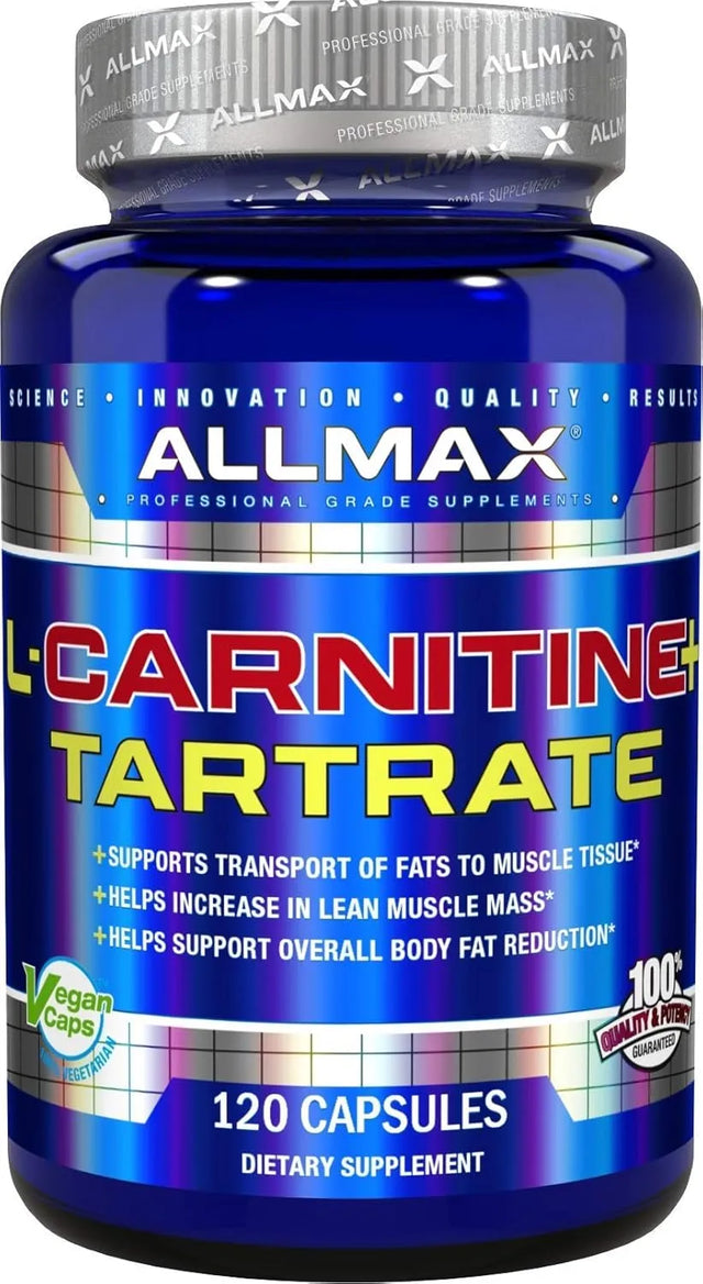 ALLMAX NUTRITION - ALLMAX Nutrition L-Carnitine + Tartrate 120 Capsulas - The Red Vitamin MX - Suplementos Alimenticios - {{ shop.shopifyCountryName }}