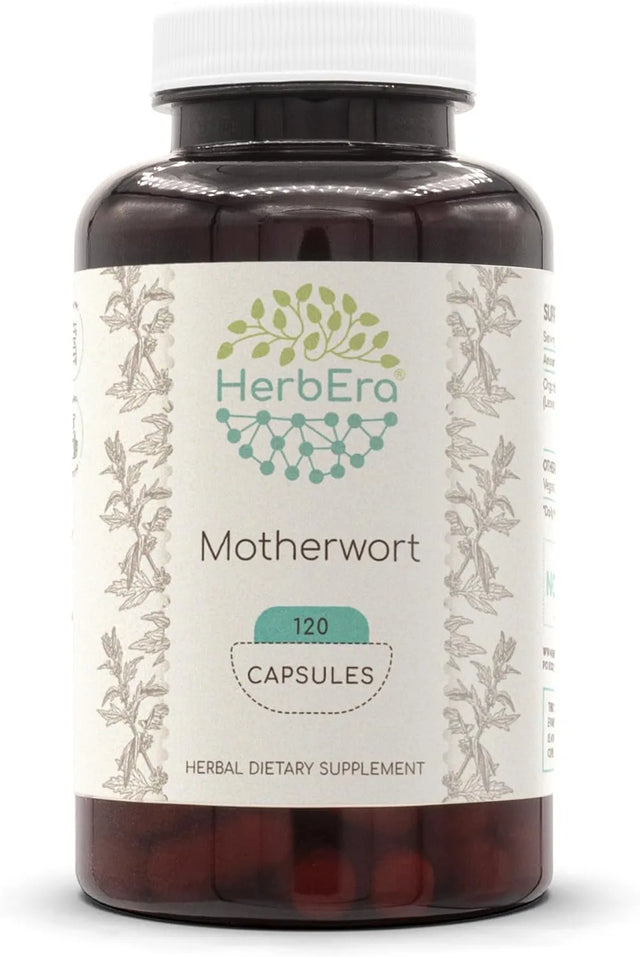 HERBERA - HerbEra Motherwort 400Mg. 120 Capsulas - The Red Vitamin MX - Suplementos Alimenticios - {{ shop.shopifyCountryName }}