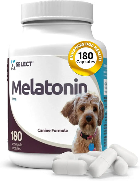 K9 SELECT - K9 Select Melatonin for Small Dogs Unflavored 1Mg. 180 Capsulas - The Red Vitamin MX - Relajantes Para Perros - {{ shop.shopifyCountryName }}