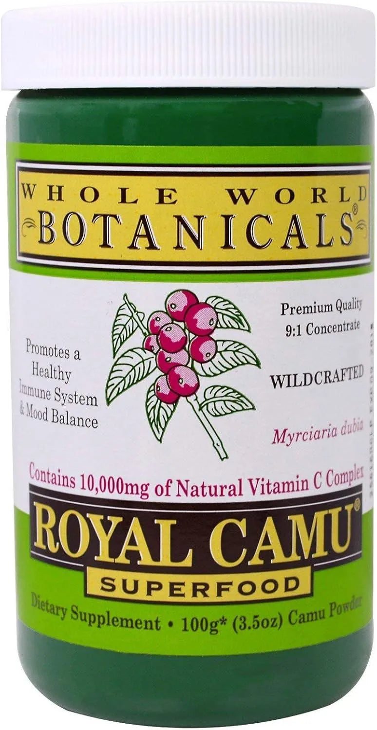 WHOLE WORLD BOTANICALS - Whole World BOTANICALS Royal Camu Powder 100Gr. - The Red Vitamin MX - Suplementos Alimenticios - {{ shop.shopifyCountryName }}