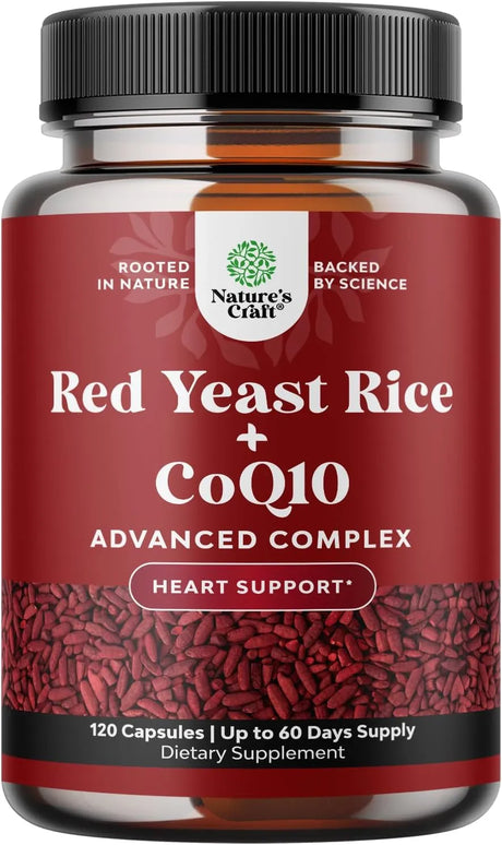 NATURES CRAFT - Natures Craft Red Yeast Rice with CoQ10 120 Capsulas - The Red Vitamin MX - Suplementos Alimenticios - {{ shop.shopifyCountryName }}