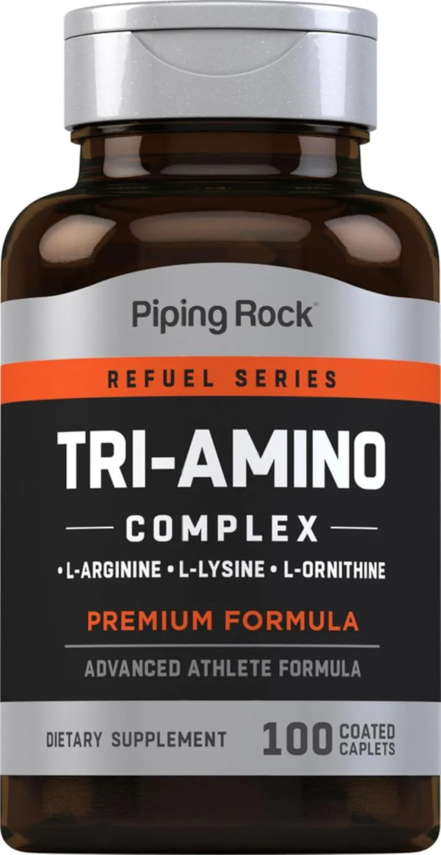 PIPING ROCK - Piping Rock Tri Amino L-Arginine L-Ornithine L-Lysine 100 Tabletas - The Red Vitamin MX - Suplementos Alimenticios - {{ shop.shopifyCountryName }}