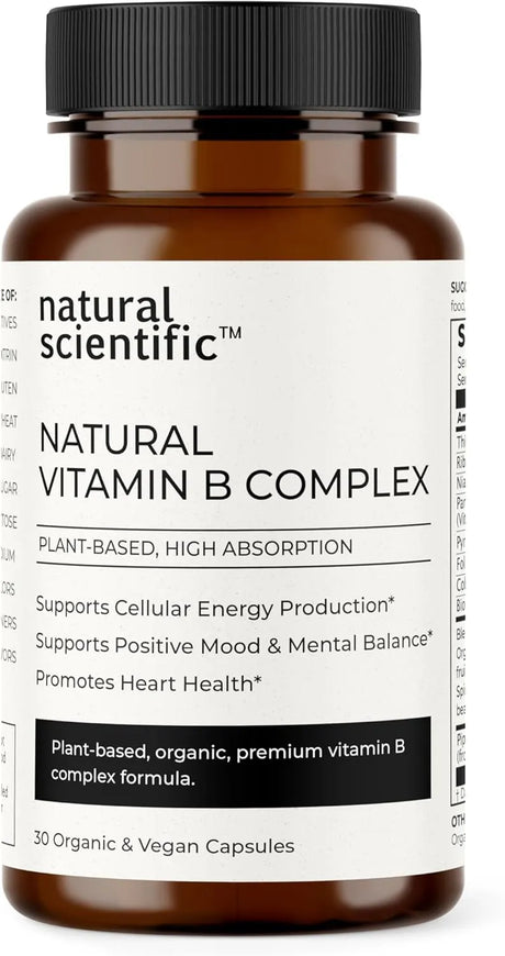 NATURAL SCIENTIFIC - NATURAL SCIENTIFIC Organic Vitamin B Complex 30 Capsulas - The Red Vitamin MX - Suplementos Alimenticios - {{ shop.shopifyCountryName }}