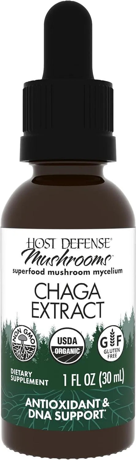 HOST DEFENSE - Host Defense Chaga Extract 1 Fl.Oz. - The Red Vitamin MX - Suplementos Alimenticios - {{ shop.shopifyCountryName }}