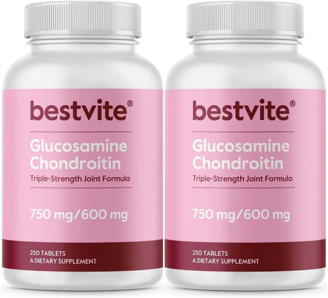 BESTVITE - BESTVITE Glucosamine & Chondroitin Sulfate 250 Tabletas 2 Pack - The Red Vitamin MX - Suplementos Alimenticios - {{ shop.shopifyCountryName }}