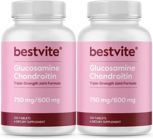 BESTVITE - BESTVITE Glucosamine & Chondroitin Sulfate 250 Tabletas 2 Pack - The Red Vitamin MX - Suplementos Alimenticios - {{ shop.shopifyCountryName }}