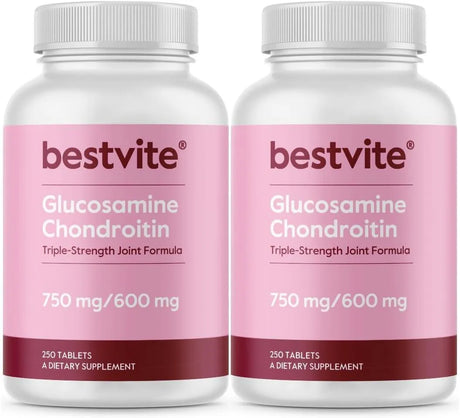 BESTVITE - BESTVITE Glucosamine & Chondroitin Sulfate 250 Tabletas 2 Pack - The Red Vitamin MX - Suplementos Alimenticios - {{ shop.shopifyCountryName }}