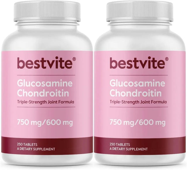 BESTVITE - BESTVITE Glucosamine & Chondroitin Sulfate 250 Tabletas 2 Pack - The Red Vitamin MX - Suplementos Alimenticios - {{ shop.shopifyCountryName }}