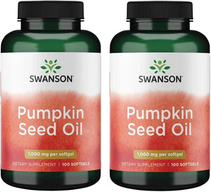 SWANSON - Swanson Pumpkin Seed Oil 1000Mg. 100 Capsulas Blandas 2 Pack - The Red Vitamin MX - Suplementos Alimenticios - {{ shop.shopifyCountryName }}