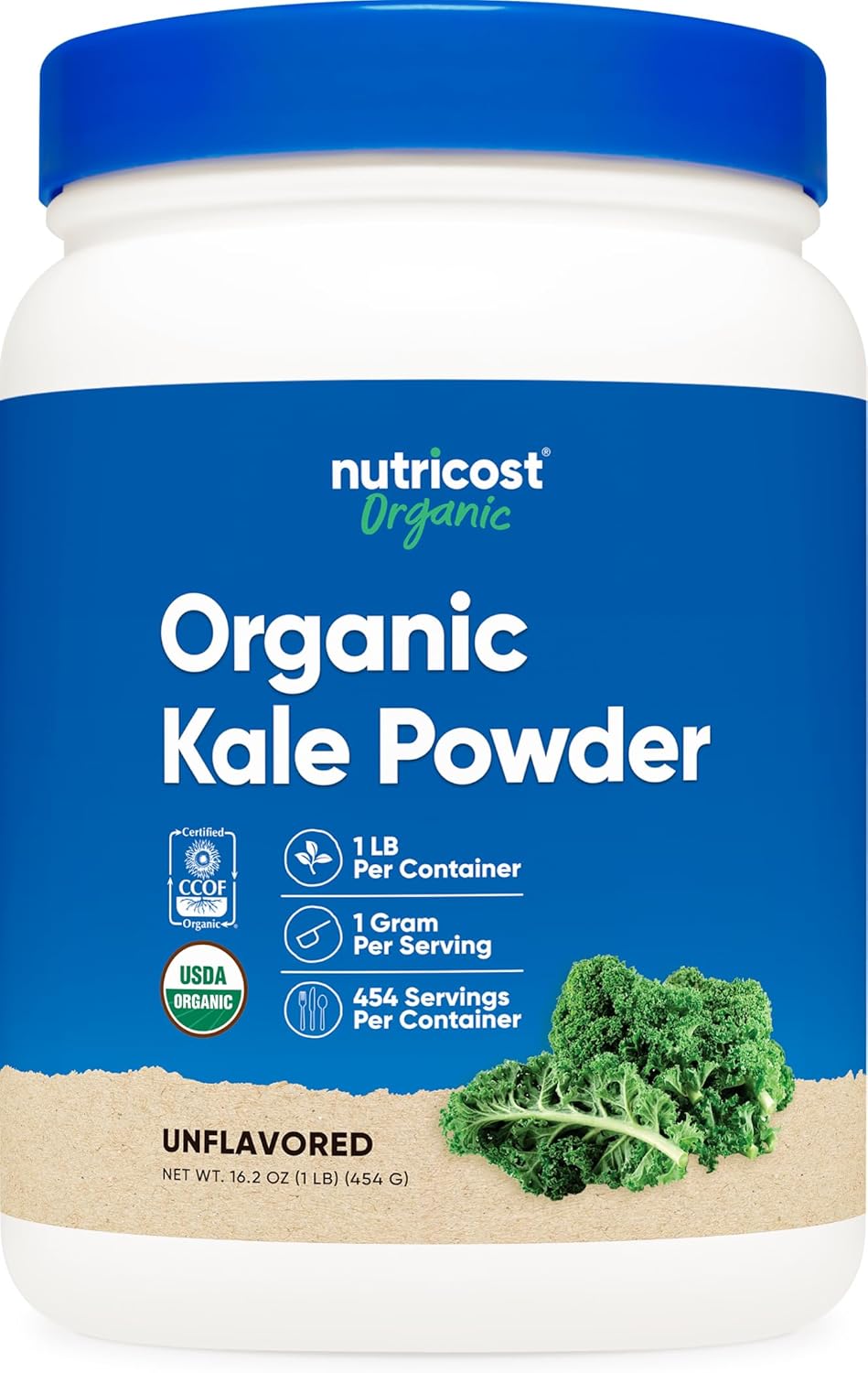 Nutricost Organic Kale Powder 454Gr.