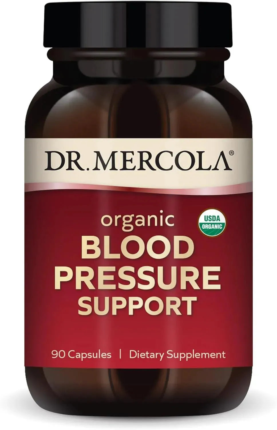 DR MERCOLA - Dr. Mercola Organic Blood Pressure Support 90 Capsulas - The Red Vitamin MX - Suplementos Alimenticios - {{ shop.shopifyCountryName }}
