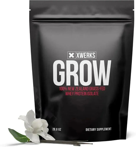 XWERKS - Xwerks Grow 100% New Zealand Grass-Fed Whey Protein Vanilla 28.8 Oz. - The Red Vitamin MX - Suplementos Alimenticios - {{ shop.shopifyCountryName }}