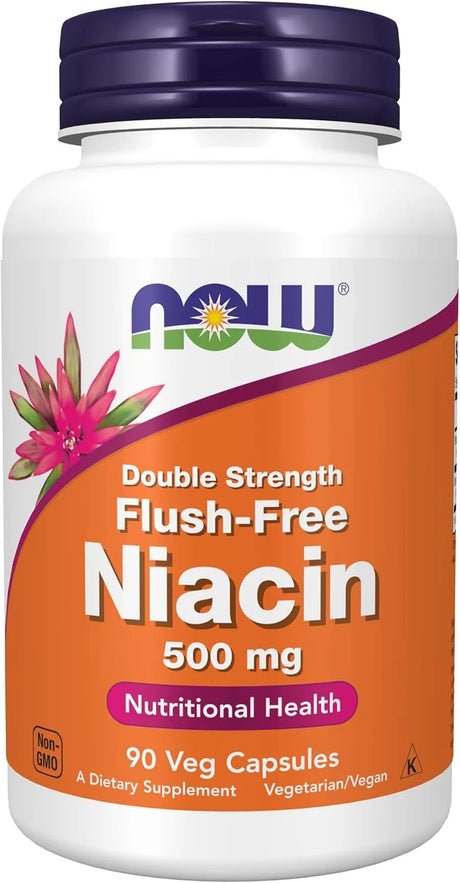 NOW SUPPLEMENTS - Now Supplements Niacin 500Mg. 90 Capsulas - The Red Vitamin MX - Suplementos Alimenticios - {{ shop.shopifyCountryName }}