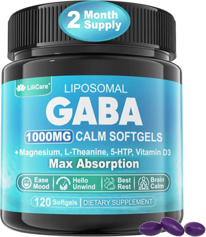 LILICARE - LiliCare GABA 1000Mg. 120 Capsulas Blandas - The Red Vitamin MX - Suplementos Alimenticios - {{ shop.shopifyCountryName }}