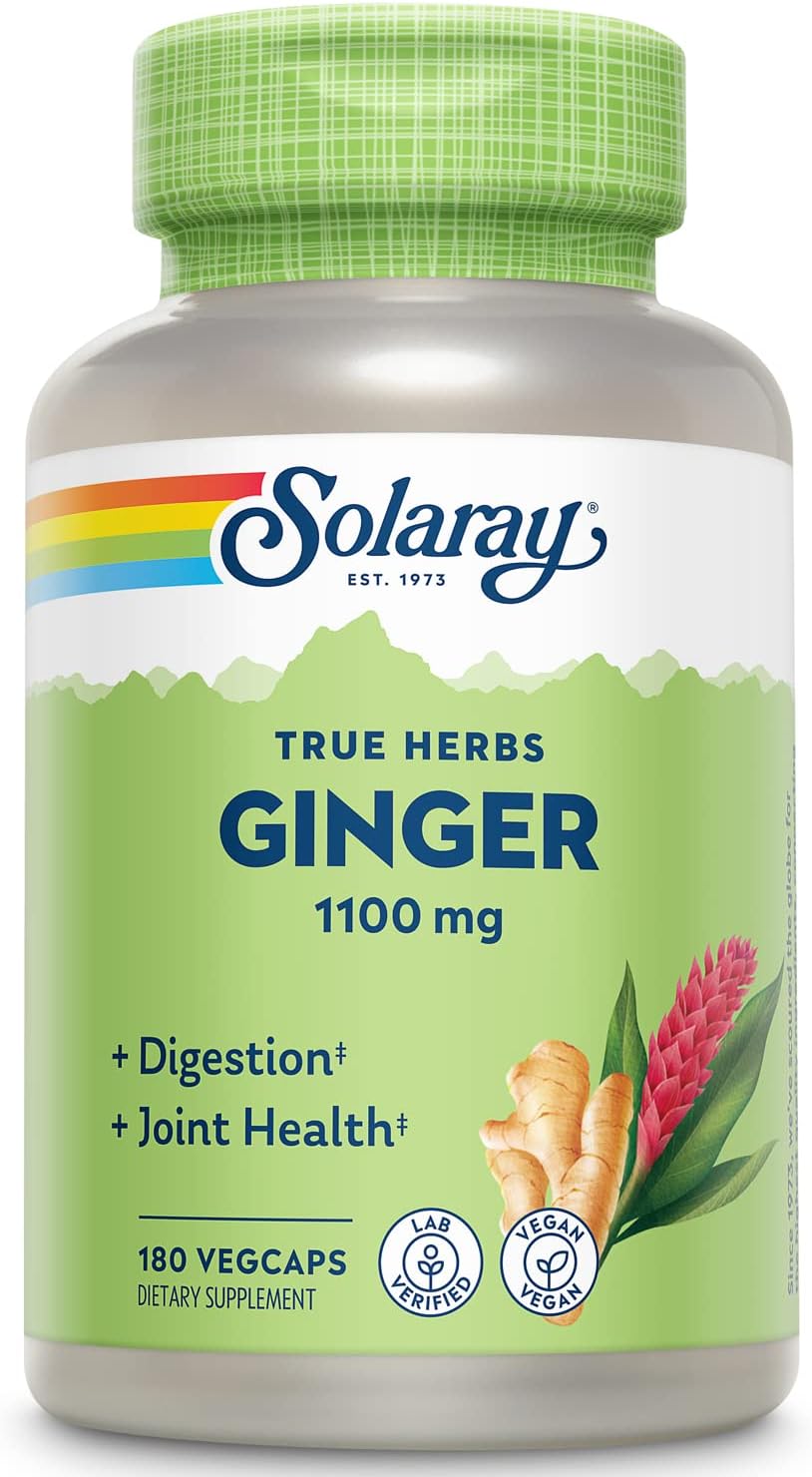 SOLARAY Ginger Root 1100Mg. 180 Capsulas