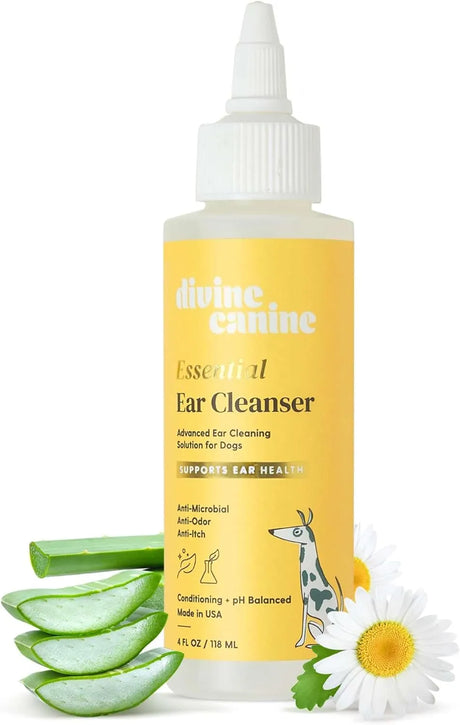 DIVINE CANINE - Divine Canine Dog Ear Cleaner 4 Fl.Oz. - The Red Vitamin MX - Cuidado Del Oído De Perros - {{ shop.shopifyCountryName }}
