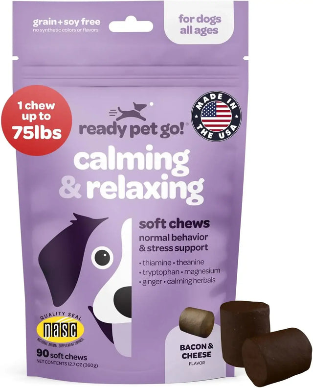 READY PET GO - Ready Pet Go! Calming & Relaxing Chews for Dogs 90 Masticables - The Red Vitamin MX - Relajantes Para Perros - {{ shop.shopifyCountryName }}