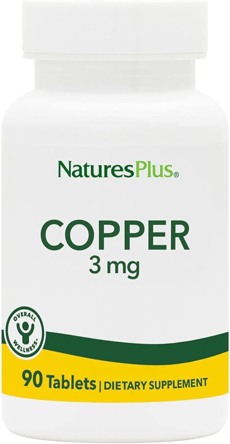 NaturesPlus Copper 3Mg. 90 Tabletas