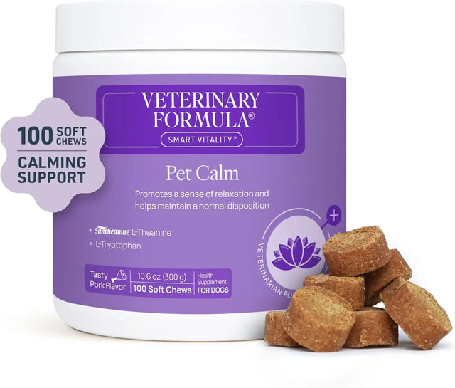 VETERINARY FORMULA - Veterinary Formula Smart Vitality Pet Calm Supplement for Dogs 100 Masticables - The Red Vitamin MX - Relajantes Para Perros - {{ shop.shopifyCountryName }}