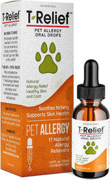 T-RELIEF - T-Relief Pet Allergy Support Drops for Dogs & Cats 1.69 Fl.Oz. - The Red Vitamin MX - Remedios Para La Picazón De Perros - {{ shop.shopifyCountryName }}