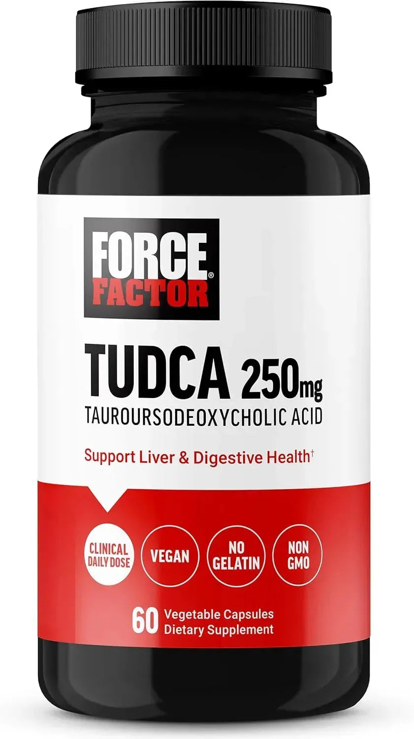 FORCE FACTOR - Force Factor TUDCA Liver Support 250Mg. 60 Capsulas - The Red Vitamin MX - Suplementos Alimenticios - {{ shop.shopifyCountryName }}