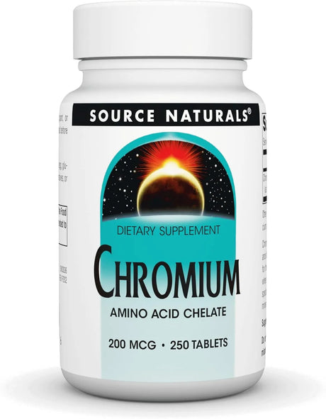 SOURCE NATURALS - Source Naturals Chromium Amino Acid Chelate 250 Tabletas - The Red Vitamin MX - Suplementos Alimenticios - {{ shop.shopifyCountryName }}