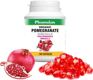 PHARMAKON - PHARMAKON Organic Pomegranate Extract 180 Capsulas Blandas - The Red Vitamin MX - Suplementos Alimenticios - {{ shop.shopifyCountryName }}