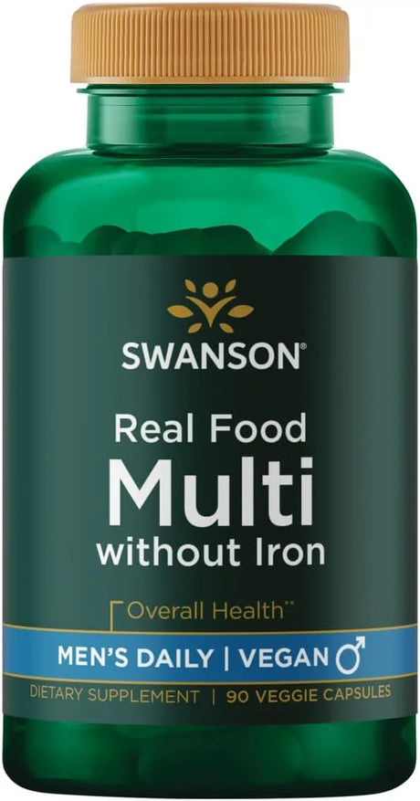 SWANSON - Swanson Real Food Multi Men's Multivitamin 90 Capsulas - The Red Vitamin MX - Suplementos Alimenticios - {{ shop.shopifyCountryName }}