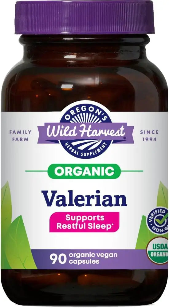 OREGON'S WILD HARVEST - Oregon's Wild Harvest Certified Organic Valerian 900Mg. 90 Capsulas - The Red Vitamin MX - Suplementos Alimenticios - {{ shop.shopifyCountryName }}