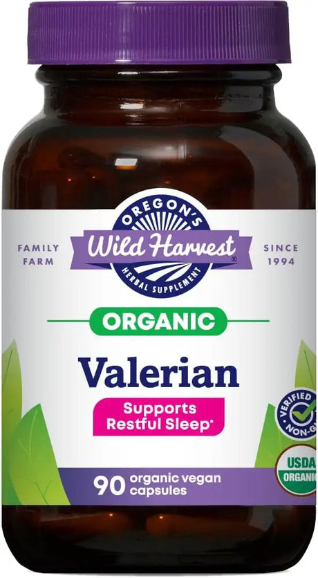 OREGON'S WILD HARVEST - Oregon's Wild Harvest Certified Organic Valerian 900Mg. 90 Capsulas - The Red Vitamin MX - Suplementos Alimenticios - {{ shop.shopifyCountryName }}