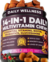 PUP CHOICE - Pup Choice 14-in-1 Multivitamin Treats for Dogs Beef Flavor 140 Masticables - The Red Vitamin MX - Multivitamínicos Para Perros - {{ shop.shopifyCountryName }}
