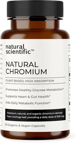 NATURAL SCIENTIFIC - NATURAL SCIENTIFIC Organic Chromium 500mcg 30 Capsulas - The Red Vitamin MX - Suplementos Alimenticios - {{ shop.shopifyCountryName }}