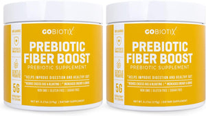 GOBIOTIX Prebiotic Soluble Fiber Powder 35 Servicios 175Gr. 2 Pack