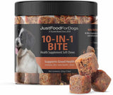 JUSTFOODFORDOGS - JustFoodForDogs 10-in-1 Multifunctional Supplement Chews for Dogs 45 Masticables - The Red Vitamin MX - Multivitamínicos Para Perros - {{ shop.shopifyCountryName }}