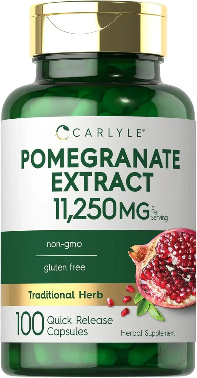 CARLYLE - Carlyle Pomegranate Extract 11,250Mg. 100 Capsulas - The Red Vitamin MX - Suplementos Alimenticios - {{ shop.shopifyCountryName }}