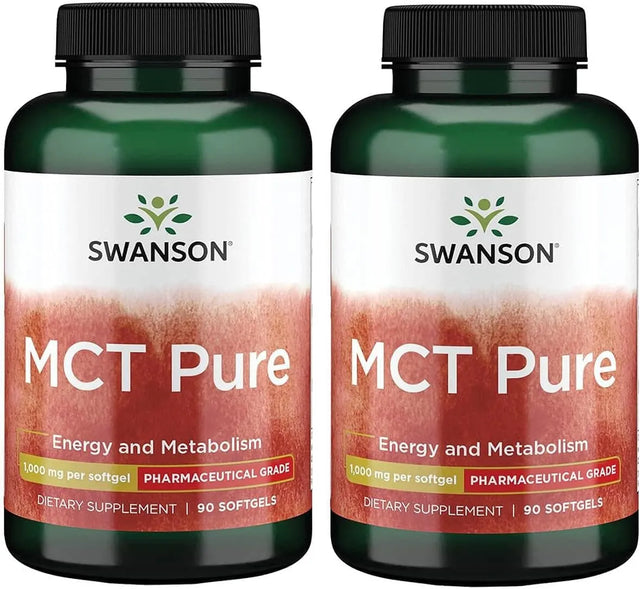 SWANSON - Swanson MCT Pure 1000Mg. 90 Capsulas Blandas 2 Pack - The Red Vitamin MX - Suplementos Alimenticios - {{ shop.shopifyCountryName }}