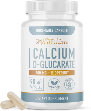 SM Nutrition - SM Nutrition Calcium D-Glucarate 500Mg. 90 Capsulas - The Red Vitamin MX - Suplementos Alimenticios - {{ shop.shopifyCountryName }}