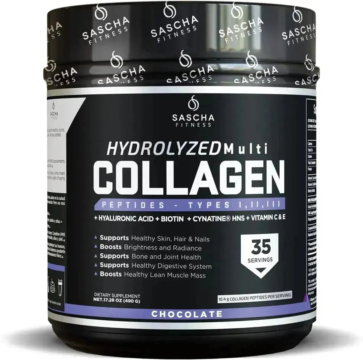SASCHA FITNESS - SASCHA FITNESS Hydrolyzed Multi Collagen Peptides Tipes 1,2 & 3 Chocolate 490Gr. - The Red Vitamin MX - Suplementos Alimenticios - {{ shop.shopifyCountryName }}