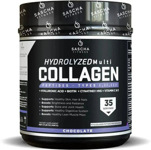 SASCHA FITNESS - SASCHA FITNESS Hydrolyzed Multi Collagen Peptides Tipes 1,2 & 3 Chocolate 490Gr. - The Red Vitamin MX - Suplementos Alimenticios - {{ shop.shopifyCountryName }}