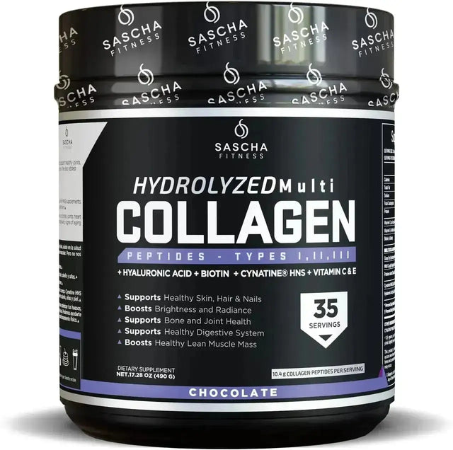 SASCHA FITNESS - SASCHA FITNESS Hydrolyzed Multi Collagen Peptides Tipes 1,2 & 3 Chocolate 490Gr. - The Red Vitamin MX - Suplementos Alimenticios - {{ shop.shopifyCountryName }}