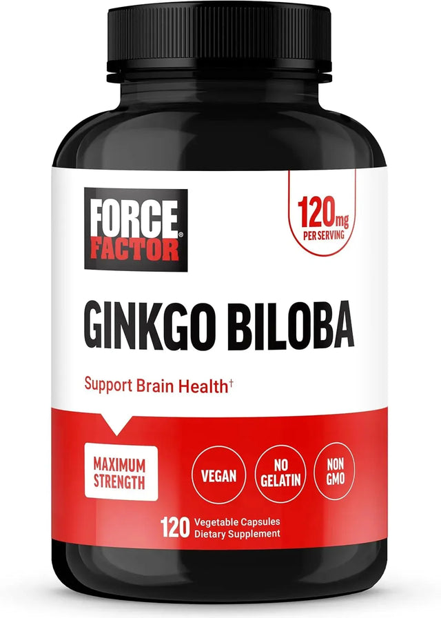 FORCE FACTOR - FORCE FACTOR Ginkgo Biloba 120Mg. 120 Capsulas - The Red Vitamin MX - Suplementos Alimenticios - {{ shop.shopifyCountryName }}