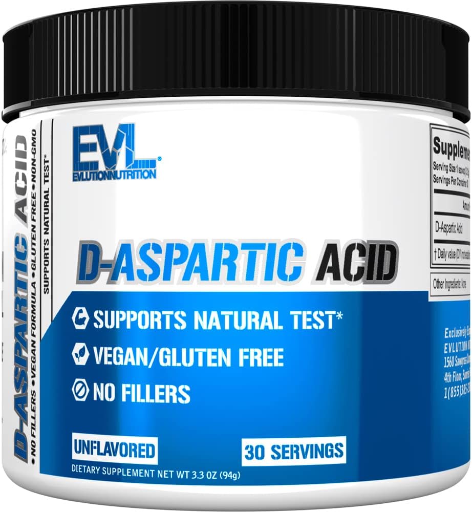 Evlution D Aspartic Acid Testosterone Booster for Men 94Gr.